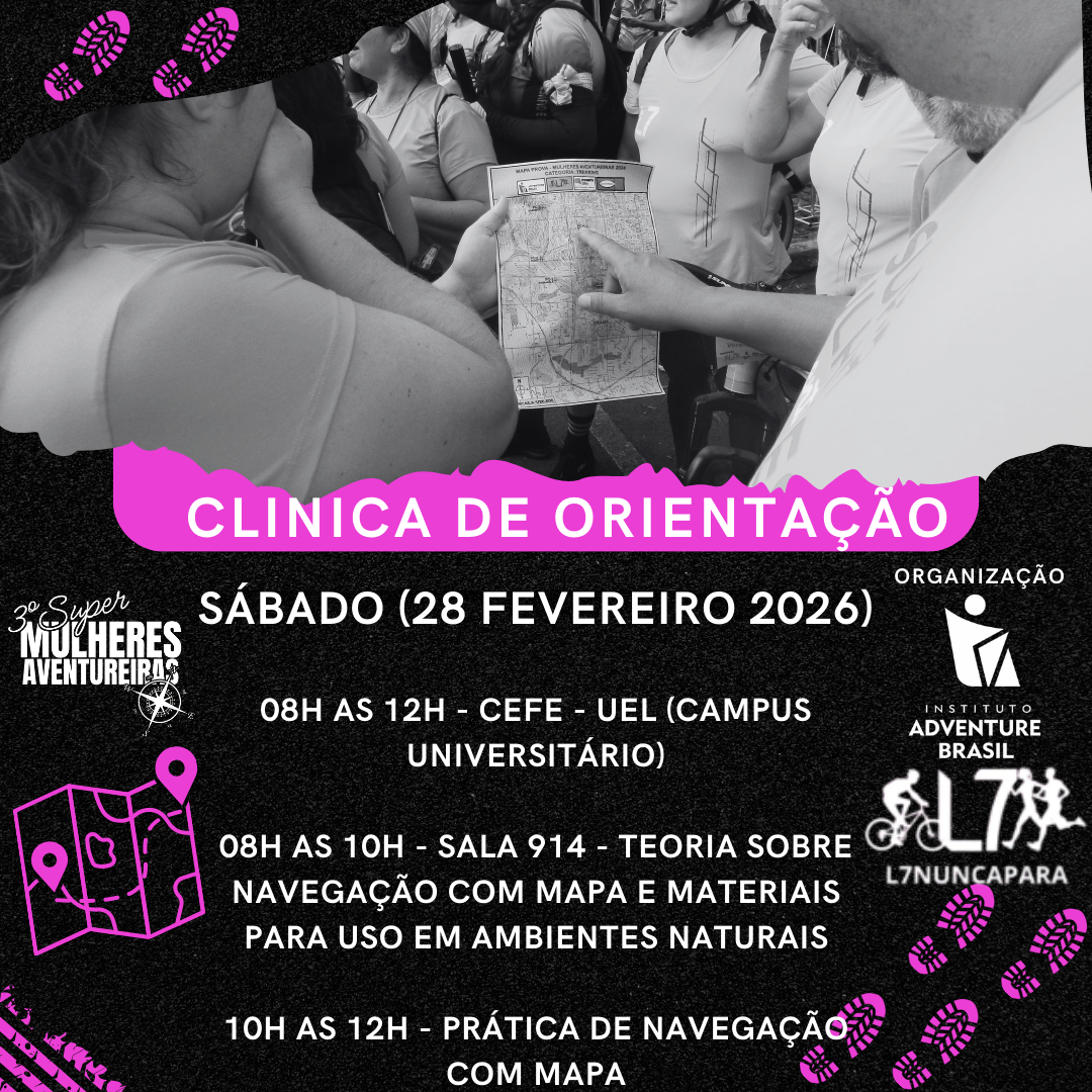 CLINICA ORIENTAÇÃO SUPER MULHERES AVENTUREIRAS